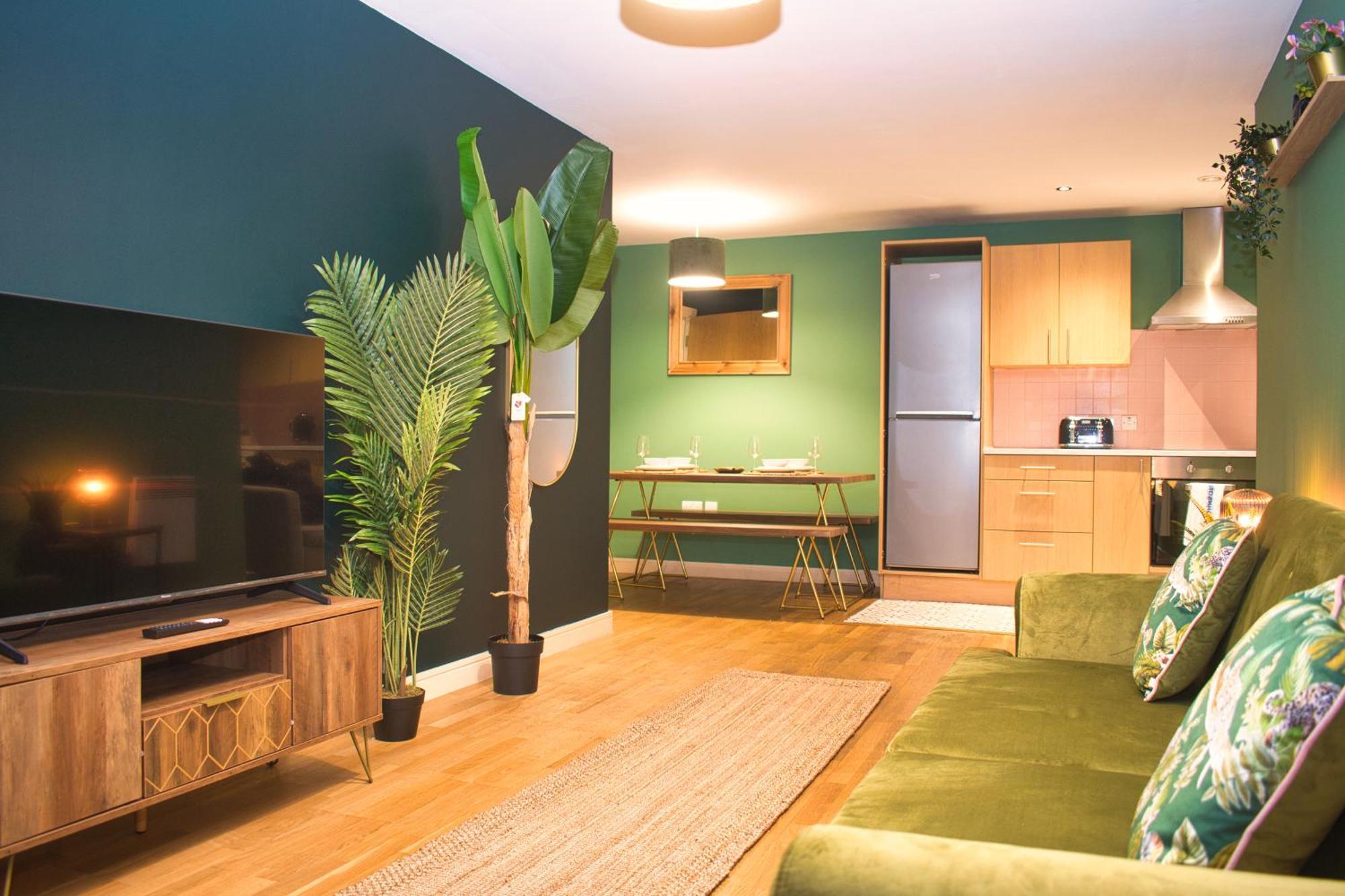 Spacious City Centre Apt - Free Parking - Ao Arena Manchester Exteriör bild